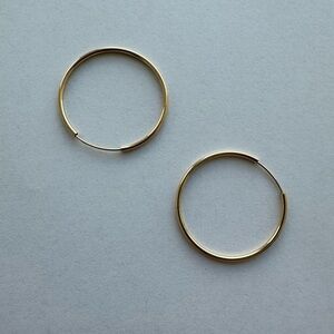Mejuri 14K Large Hoop Earrings